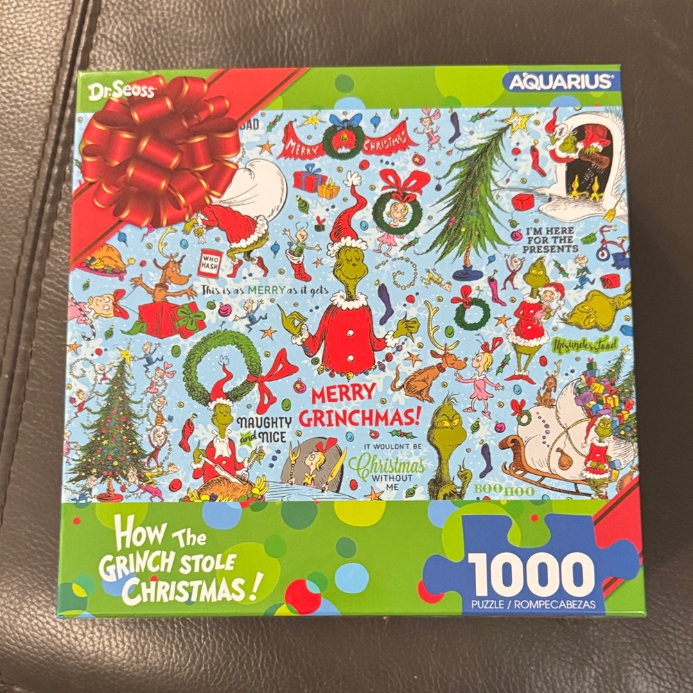 Aquarius How The Grinch Stole Christmas 1000 Puzzle
